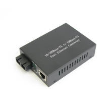 100m Single Mode Duplex Ethernet Fiber Media Converter